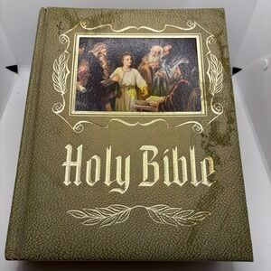 Vintage Holy‎ Bible Heirloom Master Reference Edition Religious Book